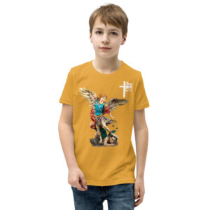 st michael archangel (colour) children's t shirt