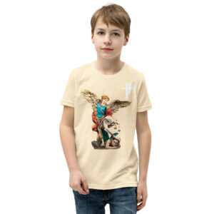 st michael archangel (colour) children's t shirt