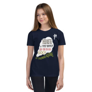god as first mover by st thomas aquinas children's t shirt