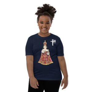 infant of prague children's t shirt