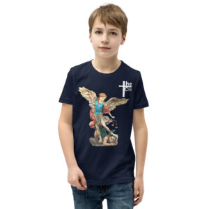 st michael archangel (colour) children's t shirt