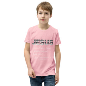 jesus name children's christian t shirt