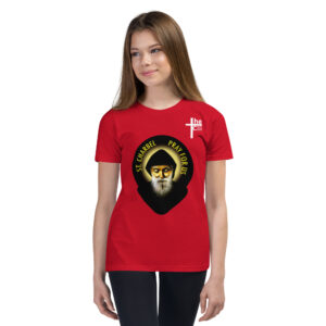 st charbel's pray for us children's t shirt