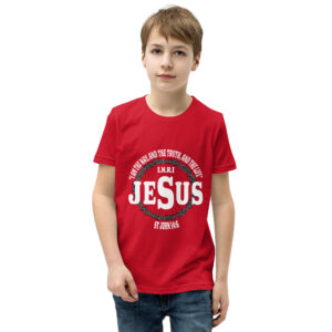 jesus the way, truth and light children's christian t shirt