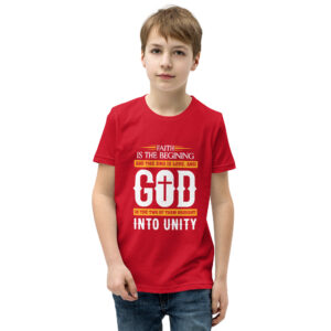 faith and love children's christian t shirt