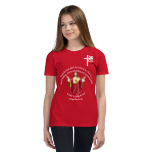 sacred heart of jesus st margaret mary 1675 children's t shirt