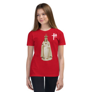 our lady of fatima children's t shirt