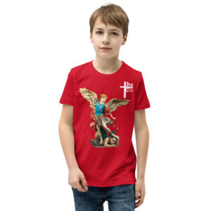 st michael archangel (colour) children's t shirt