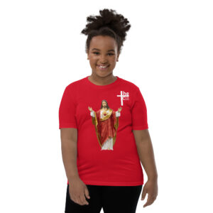 sacred heart of jesus children's t shirt
