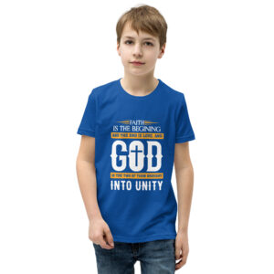 faith and love children's christian t shirt
