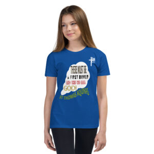 god as first mover by st thomas aquinas children's t shirt