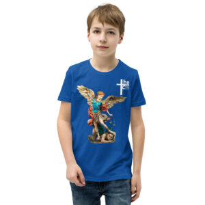 st michael archangel (colour) children's t shirt