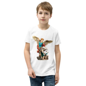 st michael archangel (colour) children's t shirt