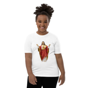sacred heart of jesus children's t shirt