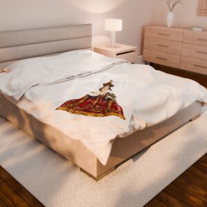 infant of prague velveteen plush blanket
