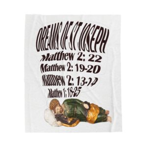 st joseph's dreams velveteen plush blanket