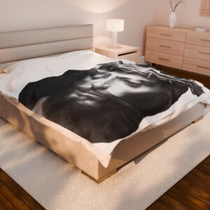 crowing with thorns velveteen plush blanket
