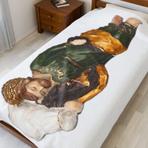 st joseph dream velveteen plush blanket