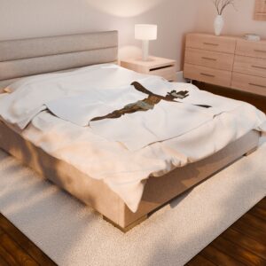 jesus crucified velveteen plush blanket