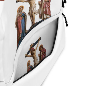crucifixion scene backpack
