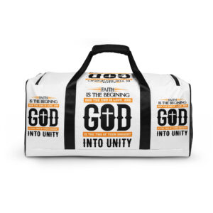 faith and love duffle bag