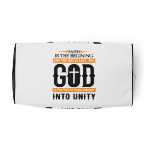 faith and love duffle bag