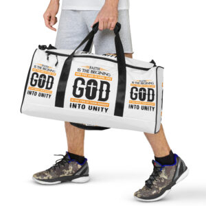 faith and love duffle bag