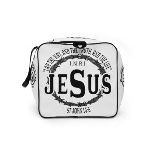 i am the way, the truth and the life duffle bag