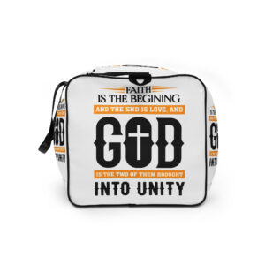 faith and love duffle bag