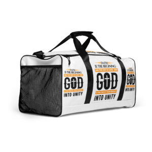 faith and love duffle bag