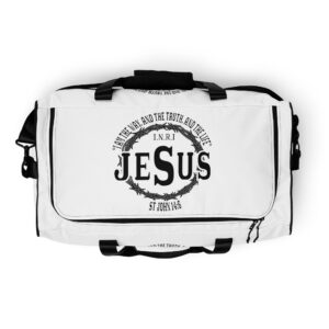 i am the way, the truth and the life duffle bag