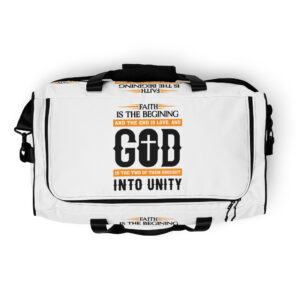 faith and love duffle bag