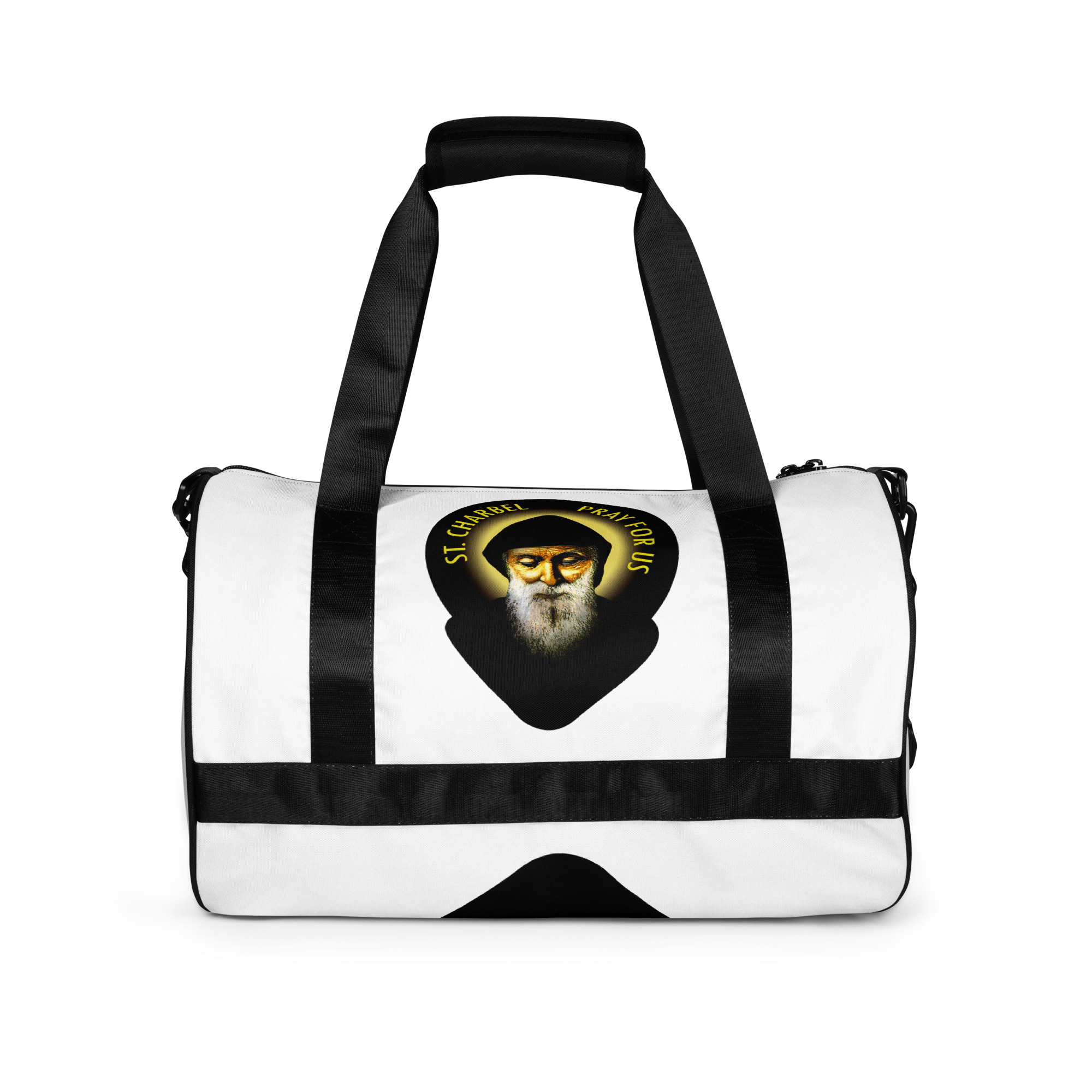 st charbel pray for us gym bag st charbel pray for us gym bag