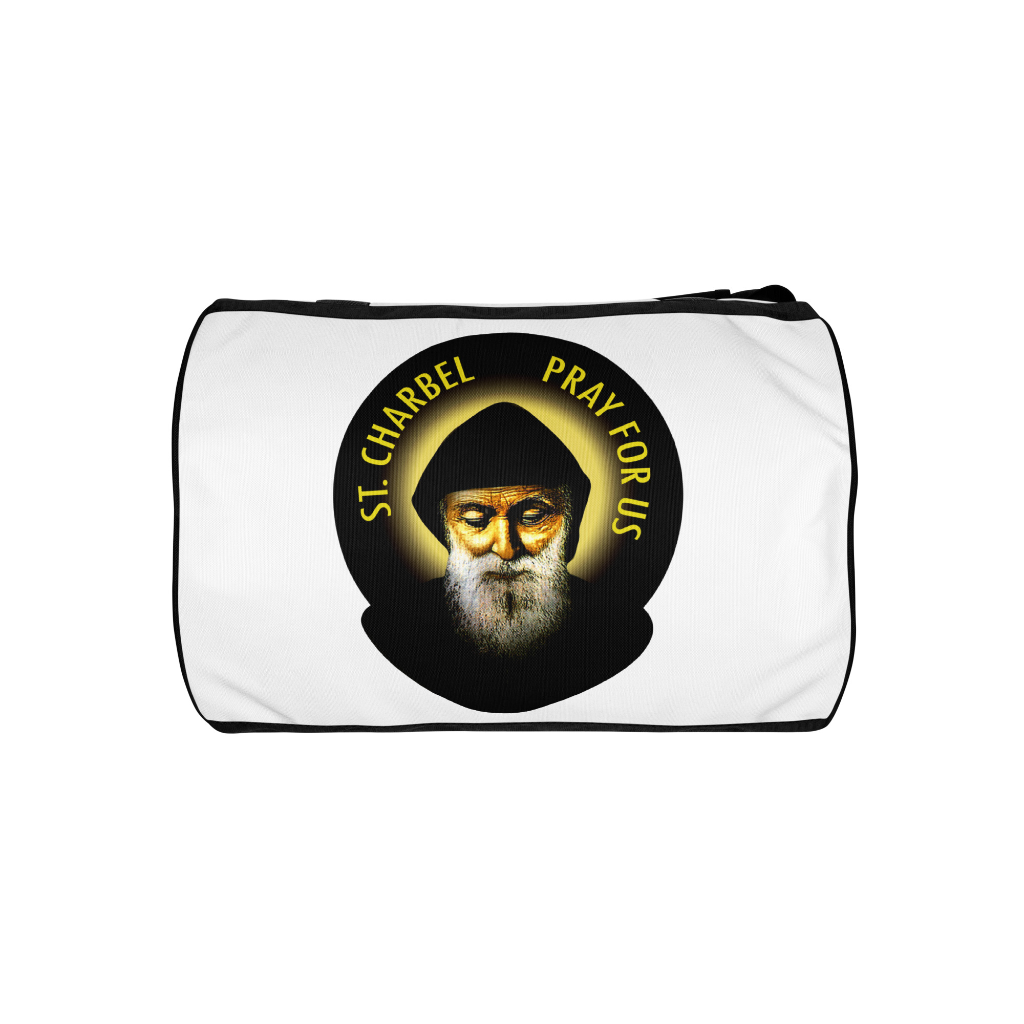 st charbel pray for us gym bag st charbel pray for us gym bag