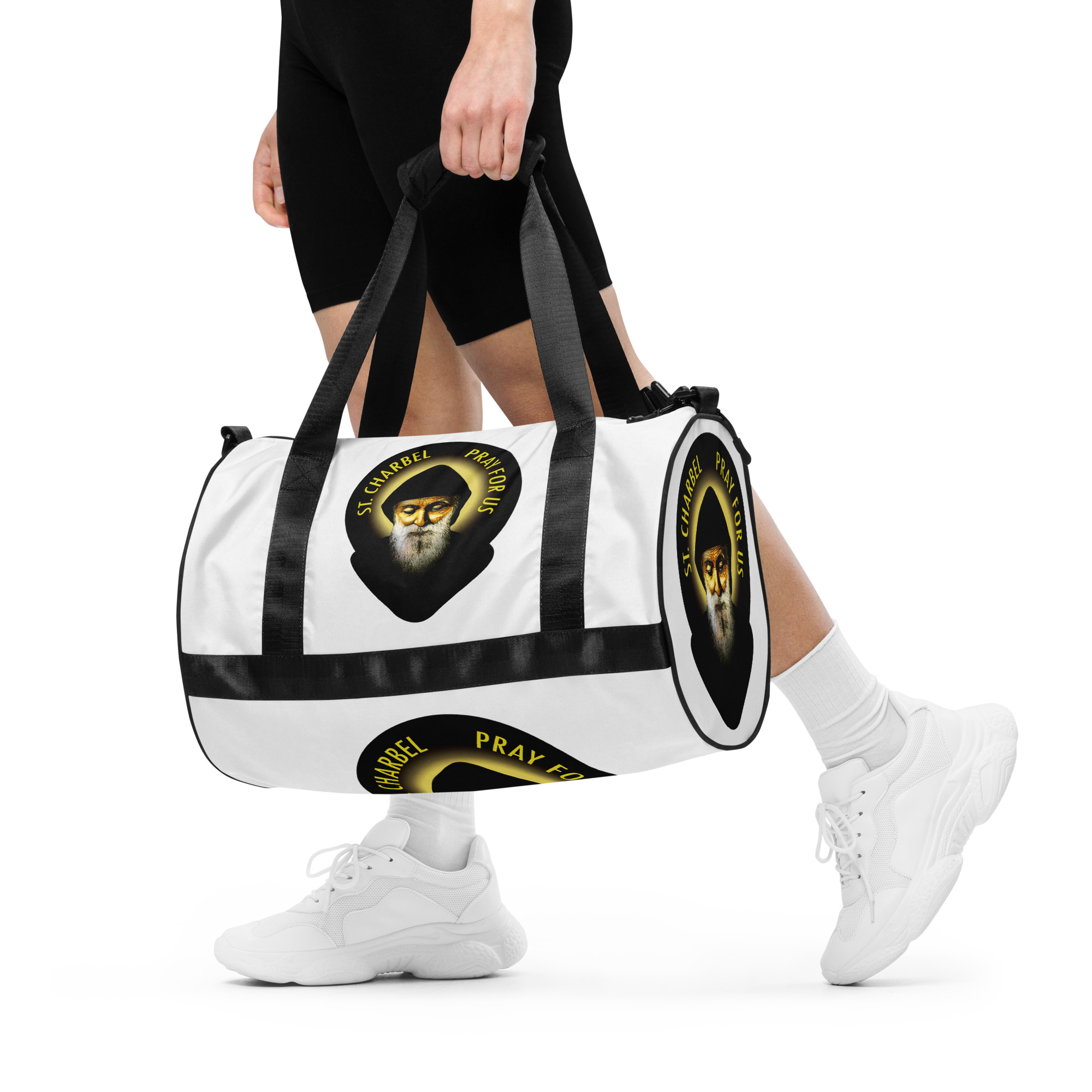 st charbel pray for us gym bag st charbel pray for us gym bag