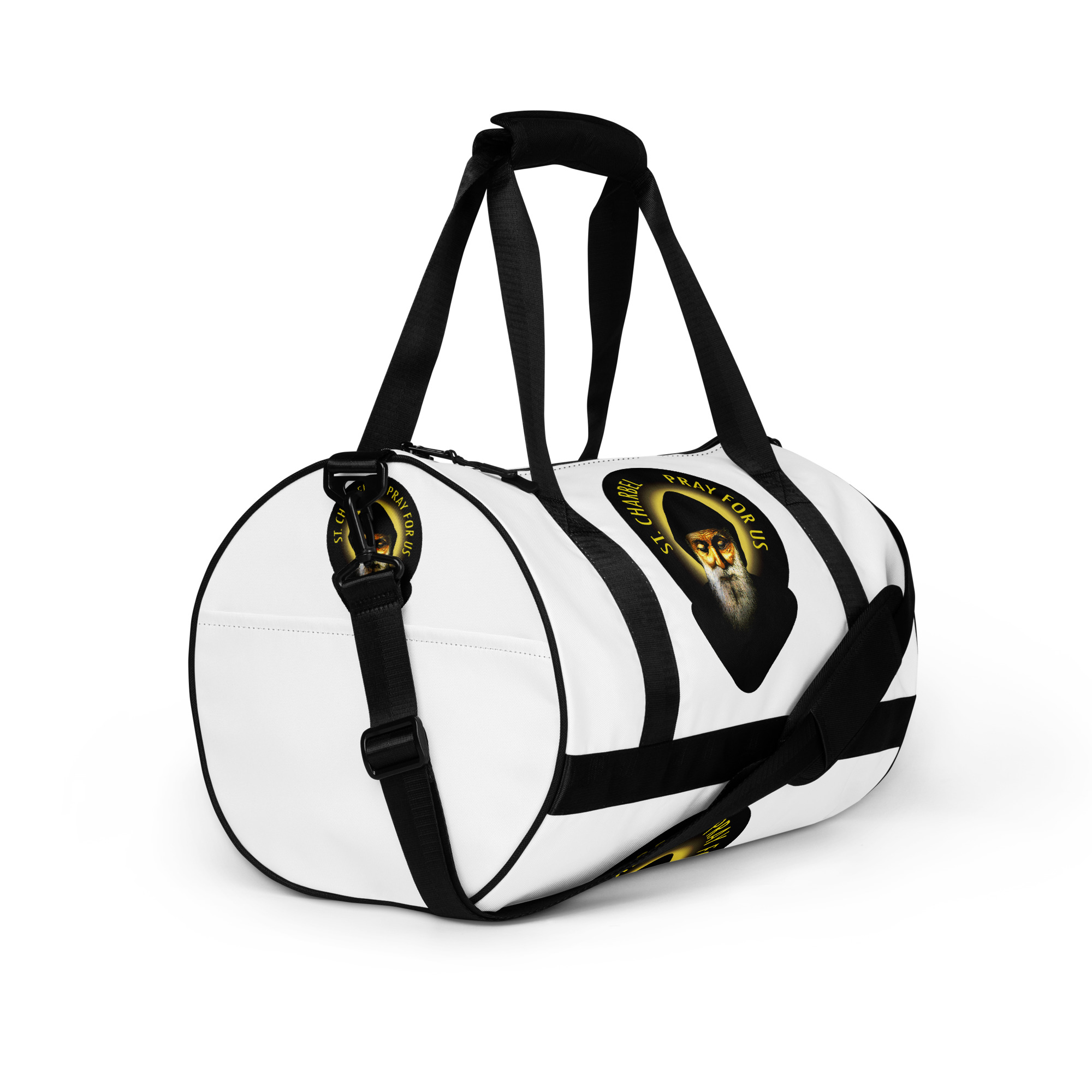 st charbel pray for us gym bag st charbel pray for us gym bag