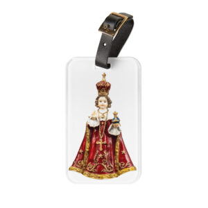 infant of prague luggage tag