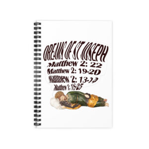 dreams of st joseph ruled line spiral notebook