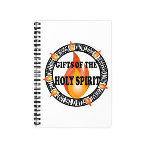gifts of the holy spirit ruled line spiral notebook