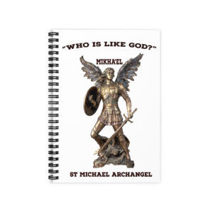 who is like god? mikhael ruled line spiral notebook