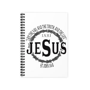 Stationary i am the way, the truth and the life ruled line spiral notebook