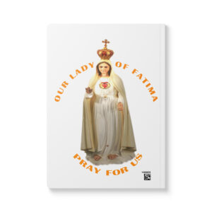 our lady of fatima pray for us softcover journal with inside prints