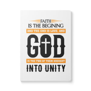 faith and love softcover journal with inside prints