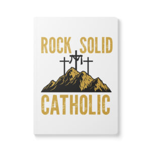 rock solid catholic softcover journal with inside prints