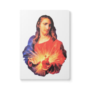 sacred heart of jesus and immaculate heart of mary softcover journal with inside prints