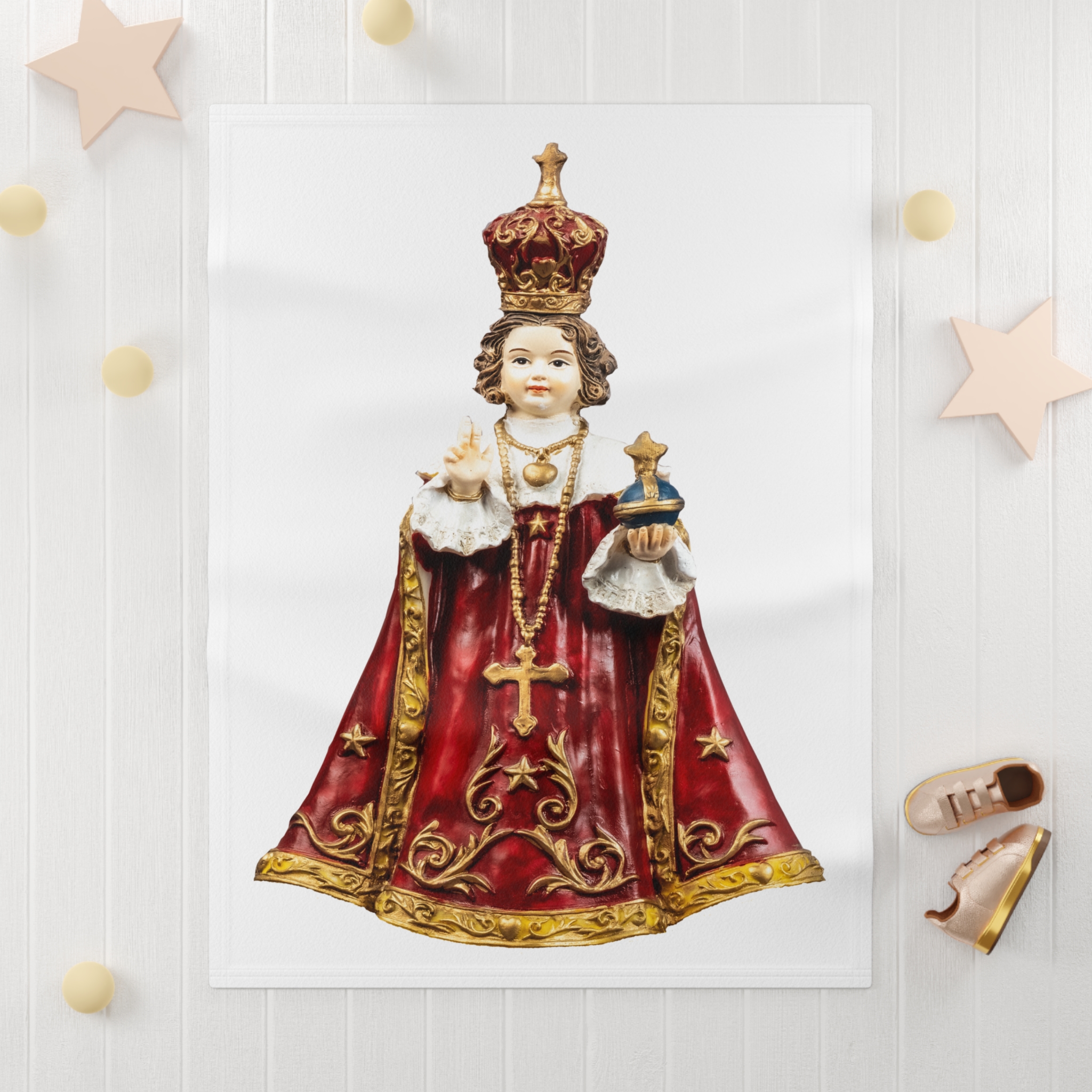 infant of prague soft fleece baby blanket infant of prague soft fleece baby blanket