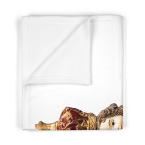 infant of prague soft fleece baby blanket