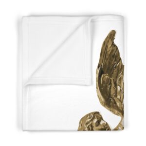 st michael archangel soft fleece baby blanket