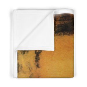 face of jesus soft fleece baby blanket