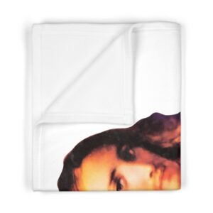 sacred heart of jesus soft fleece baby blanket